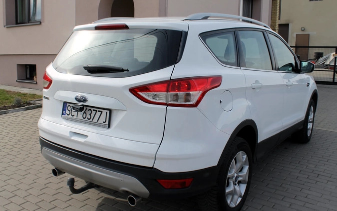 Ford Kuga cena 61900 przebieg: 179700, rok produkcji 2016 z Skoczów małe 232